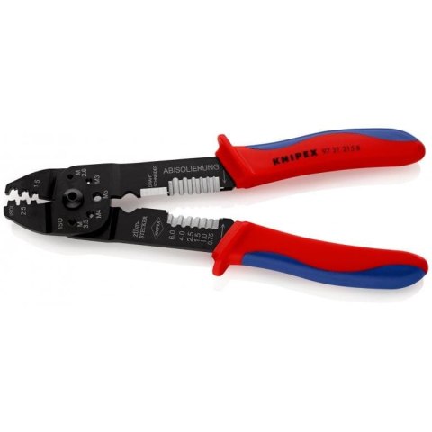 Knipex 97 21 215 B – Szczypce do zagniatania 230 mm, 3 w 1