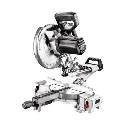 alt="Pilarka ukosowa o mocy 1800 watt, tarcza 254 mm"