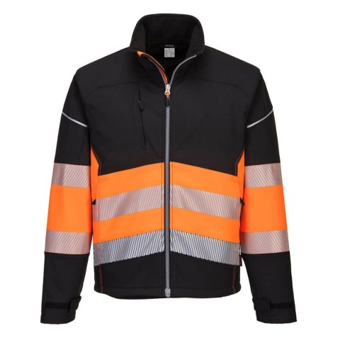 Kurtka ostrzegawcza Portwest PW375 XXL w kolorze czarno-pomarańczowym.