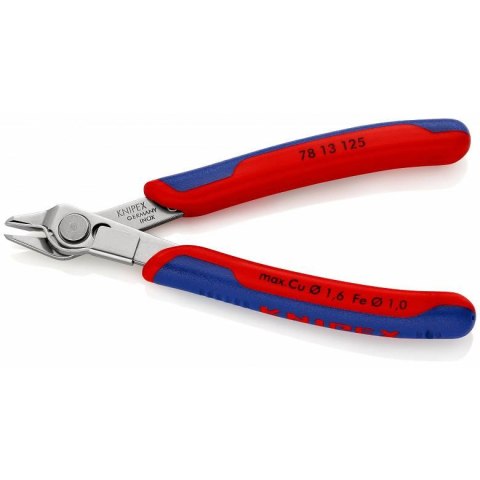 Knipex Electronic Super Knips® 78 13 125 – precyzyjne szczypce do elektroniki, polerowana główka, 125 mm.