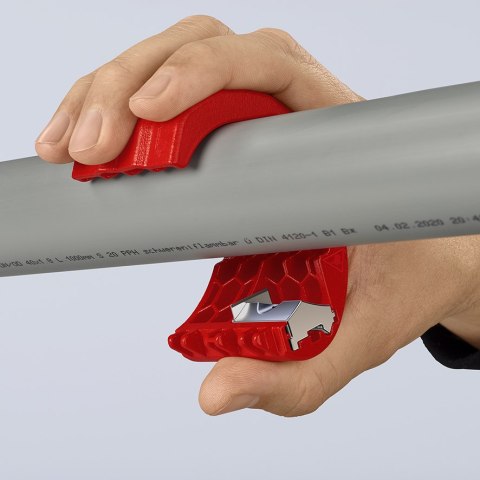 KNIPEX BiX® 90 22 10 BK – precyzyjne cięcie bez pozostawiania wiórów.