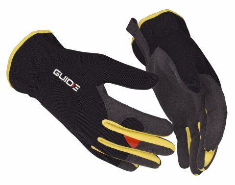 Rękawice GUIDE 765 wykonane ze skóry syntetycznej i elastycznego stretchu, roz.10