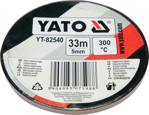 YT-82540 YATO – odporna taśma poliamidowa do napraw urządzeń elektronicznych i przemysłowych.