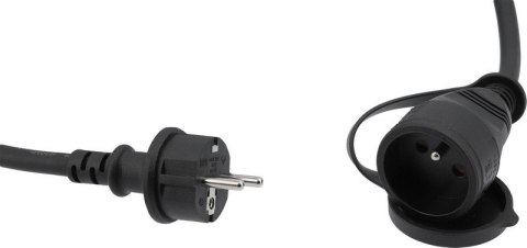 Gniazdo przedłużacza YATO YT-81122 posiada ochronę przed dziećmi i pyłem.