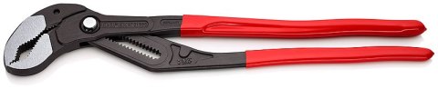 KNIPEX Cobra XXL 87 01 560 – duże szare szczypce do rur z czarnymi rękojeściami, długość 560 mm.