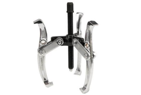 Ściągacz trójramienny Yato, idealny do bezpiecznego i szybkiego demontażu łożysk i kół zębatych w warsztacie.