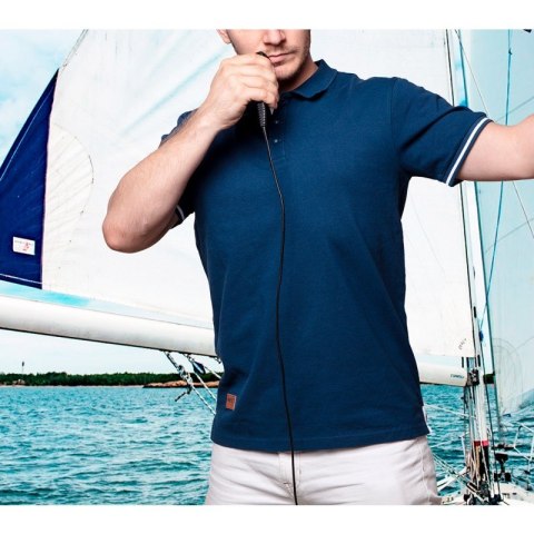 KOSZULKA POLO DENIM MĘSKA ROZMIAR L , GRANATOWA