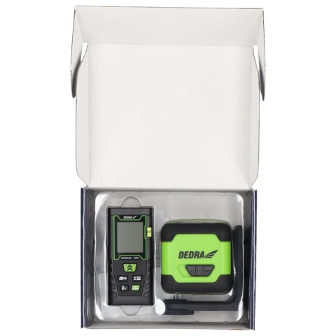 ZESTAW LASER KRZYŻOWY GREEN + DALMIERZ 40M