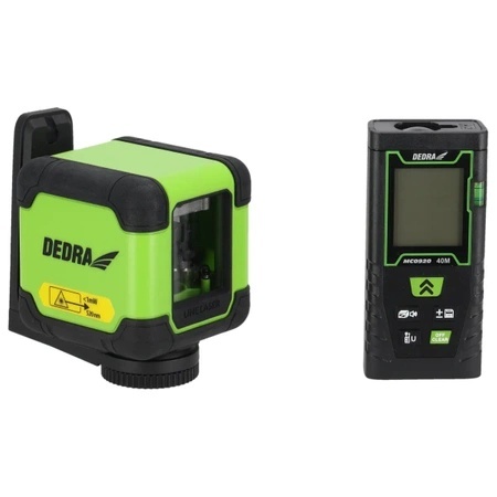 ZESTAW LASER KRZYŻOWY GREEN + DALMIERZ 40M
