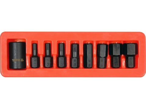 ZESTAW UDAROWYCH KLUCZY TRZPIENIOWYCH HEX 1/2''