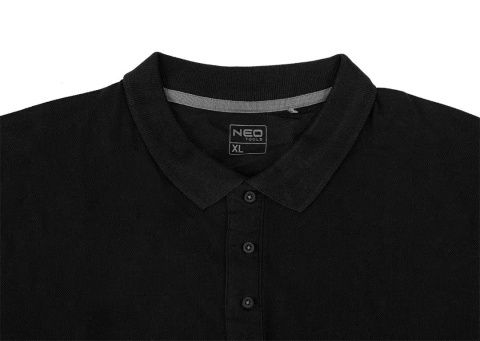 KOSZULKA POLO DENIM MĘSKA CZARNA ROZMIAR L