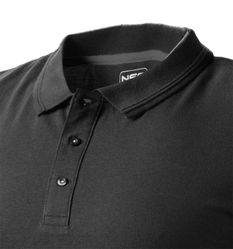 KOSZULKA POLO DENIM MĘSKA CZARNA ROZMIAR XL