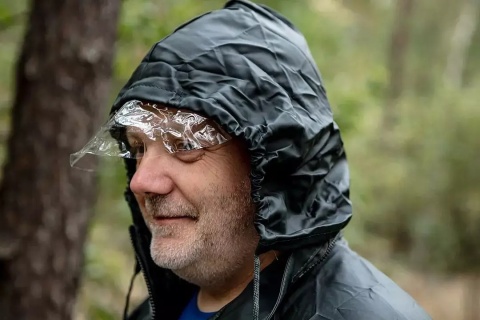 KURTKA PRZECIWDESZCZOWA PVC ROZMIAR L