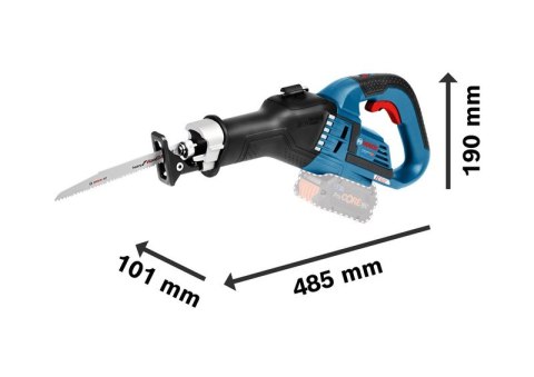 Bosch GSA 18V-32 Professional – piła szablasta 18V, cięcie 230 mm, silnik bezszczotkowy