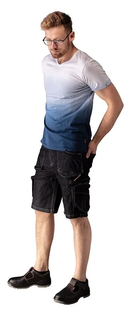 T-SHIRT CIENIOWANY DENIM, ROZMIAR M