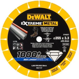 TARCZA DIAMENTOWA EXTREME METAL 355*25,4*3,3MM