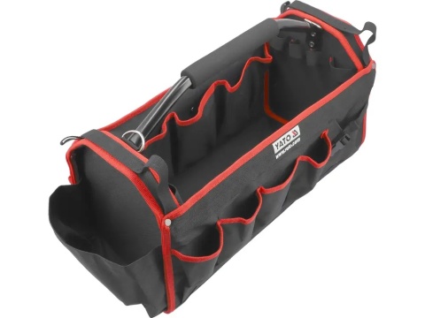 Torba narzędziowa YATO YT-7435 o wymiarach 49×23×28 cm.