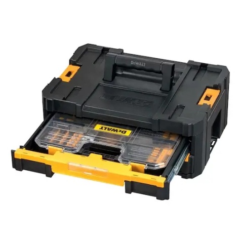 DeWalt; DT71569-QZ; zestaw 100 elementów; TSTAK IV; wiertła do muru; wiertła do metalu