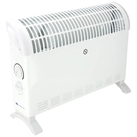 Grzejnik konwektorowy DESCON DA-K2000 T o mocy 2000 W z funkcją nawiewu.