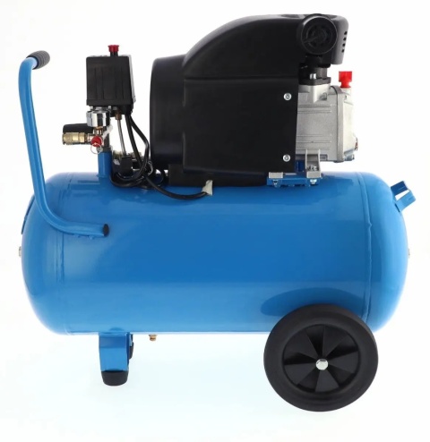 Kompresor olejowy ma 🔄 Napęd bezpośredni 1:1 – prosta, energooszczędna konstrukcja