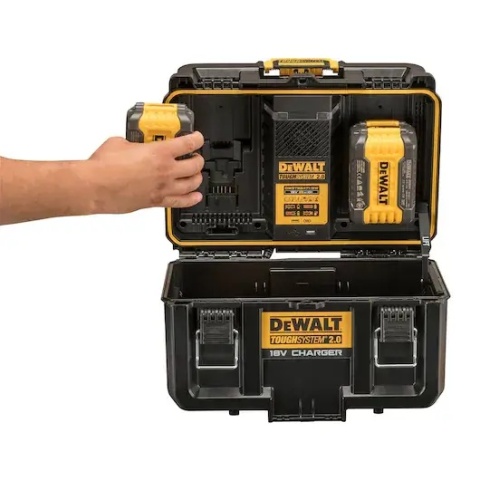 DEWALT DWST83471-QW – skrzynia z funkcją ładowania akumulatorów 2 × 4A.