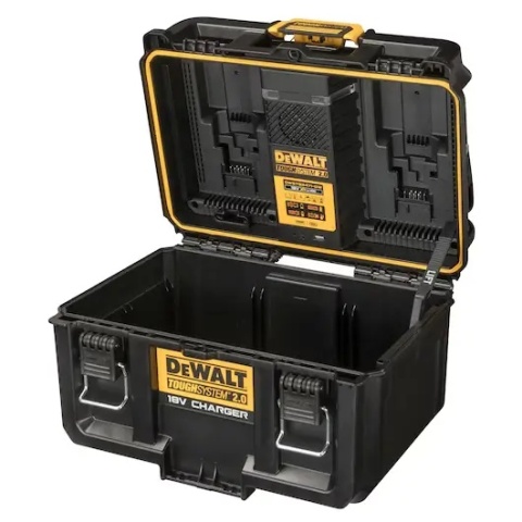 Ładująca skrzynia narzędziowa DEWALT ToughSystem 2.0 DWST83471-QW – 2 × 4A, 360 W