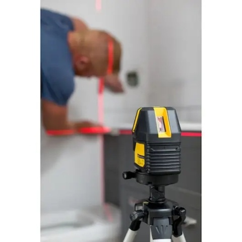 Profesjonalny laser krzyżowy STANLEY® STHT77514-1 Multi-Line 4V1H z czerwonymi liniami