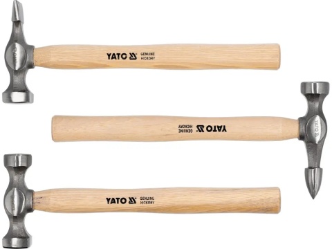 Profesjonalne młotki blacharskie YT-4590 – hartowane i polerowane wykończenie