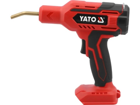 zgrzewarka do plastiku, naprawa plastiku, zszywki plastikowe, zgrzewarka akumulatorowa, YATO 18V, narzędzia warsztatowe