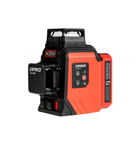 Laser 3×360° PRO z zasięgiem 50 m i funkcją pracy z detektorem.