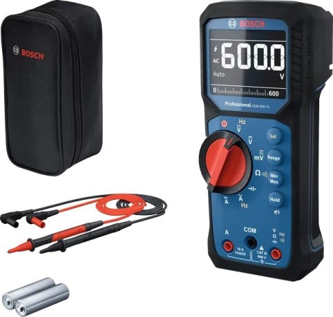 Multimetr Bosch GDM 600-15 Professional – cyfrowy, IP65, True RMS