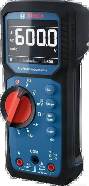 Multimetr wielofunkcyjny Bosch GDM 600-15 Professional – cyfrowy, IP65