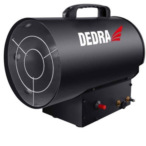 Nagrzewnica gazowa Dedra DED9946 – 12–30 kW, propan-butan, metalowa obudowa, reduktor w zestawie