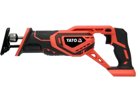 YATO YT-82814B – piła szablasta akumulatorowa 18V. Skok 25,4 mm, cięcie drewna 80 mm i metalu 10 mm