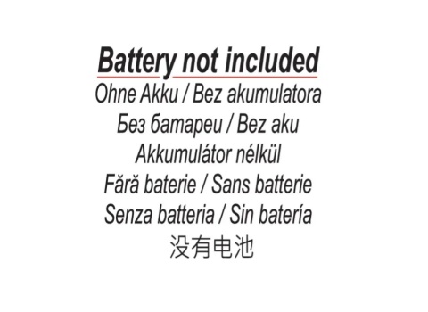 Brak akumulatora w zestawie