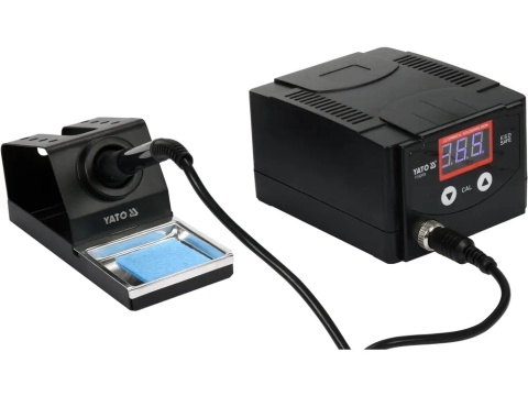 Stabilizacja temperatury ±1°C, funkcje hibernacji i auto-off, groty 900M, kolba 908D. Idealna do elektroniki i serwisu.