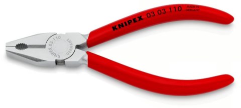 Szczypce miniaturowe Knipex 03 03 110 o długości 110 mm.
