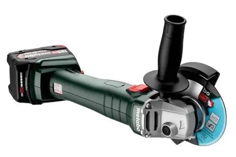 Szlifierka W 18 L 9-125 Metabo współpracuje z akumulatorami CAS.