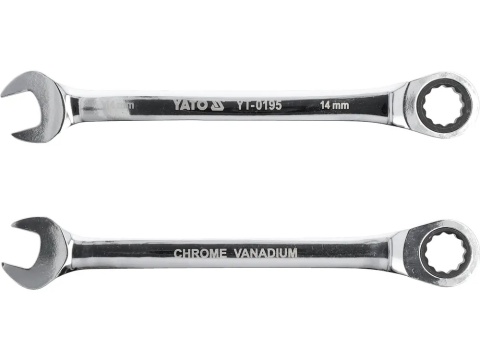 Klucz YATO 14 mm idealny do zastosowań warsztatowych i serwisowych.