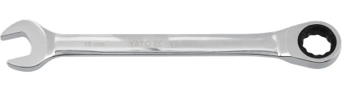 Klucz płasko-oczkowy YATO YT-0200 z grzechotką 19 mm.