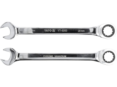 Klucz YATO 25 mm idealny do zastosowań warsztatowych i serwisowych.