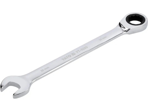 Profesjonalny klucz YATO wykonany ze stali CrV 6140.