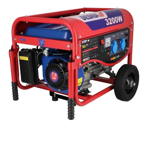 Agregat Dedra zapewnia 2800 W mocy ciągłej i 3200 W szczytowej.
