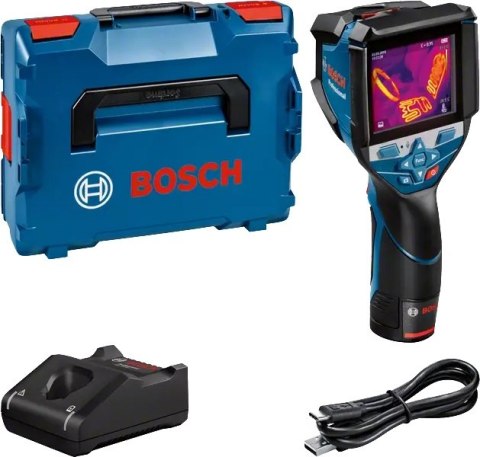 Kamera termowizyjna Bosch GTC 600 C Professional do precyzyjnych pomiarów temperatur.