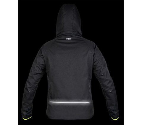 Softshell NEO TOOLS Mix&Match – idealny do pracy w chłodniejsze dni i poprawia widoczność na drodze.