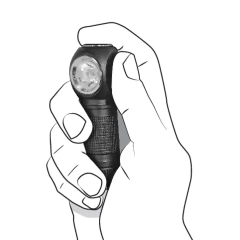 Wodoodporna czołówka IPX4 idealna do pracy i turystyki.