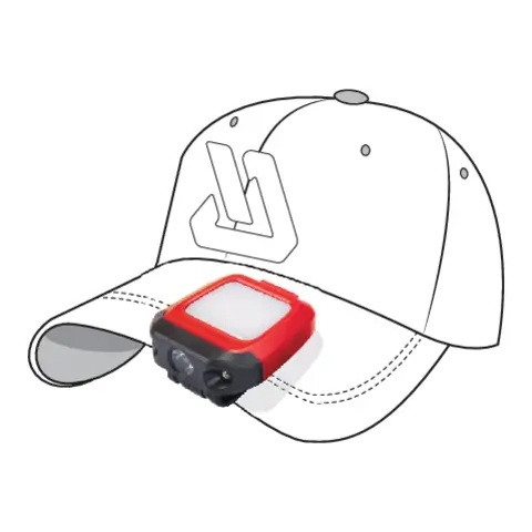 YATO YT-08598 – lampa czołowa na czapkę z daszkiem 200 lm, IP54.
