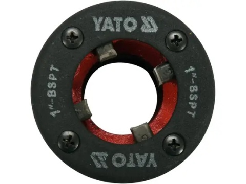 Akcesorium YATO do gwintowania rur stalowych i złączy hydraulicznych.