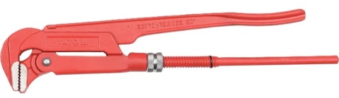 Klucz do rur YATO YT-2210 – szwedzki 90° 1” | Stal CrV, norma DIN 5234