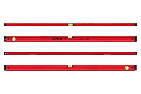 Waserwaga 120 cm - widok z czterech stron poziomicy